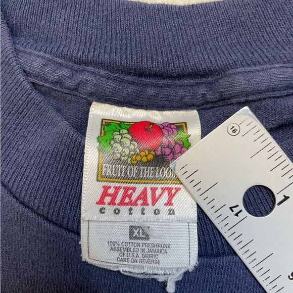 VINTAGE National Geography Bee 1998 Graphic T-shirt Men XL Blue 90s - Picture 4 of 5